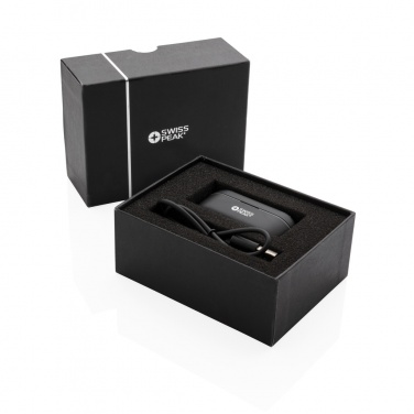 Logo trade promotional item photo of: Swiss peak TWS earbuds