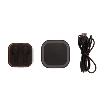 Logotrade promotional products photo of: TWS earbuds in wireless charging case