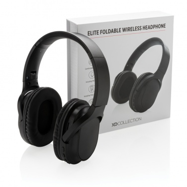 Logo trade promotional merchandise photo of: Elite Foldable wireless headphone