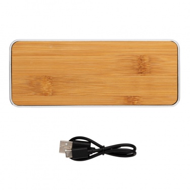 Logo trade promotional products image of: Nevada Bamboo 3W wireless speaker