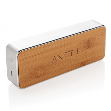 Logo trade advertising product photo of: Nevada Bamboo 3W wireless speaker
