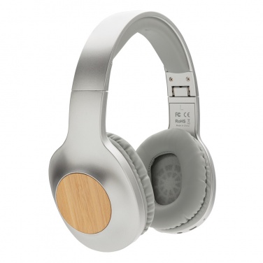 Logotrade corporate gift image of: Dakota Bamboo wireless headphone