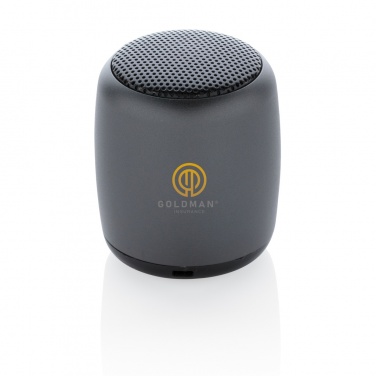 Logotrade promotional giveaway image of: Mini aluminium wireless speaker