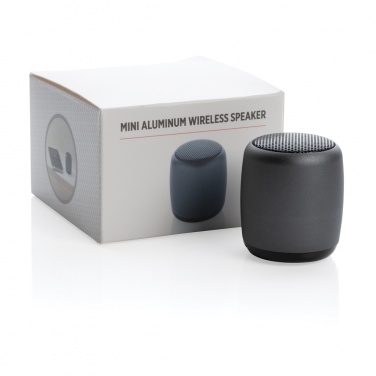 Logotrade promotional merchandise picture of: Mini aluminium wireless speaker