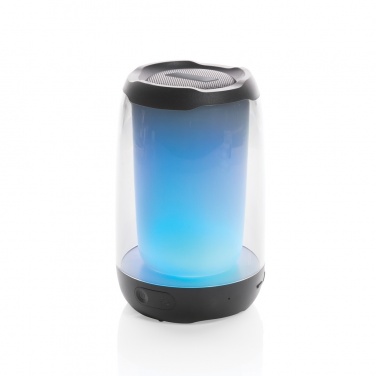 Logo trade promotional products image of: RCS recycled plastic Lightboom 5W speaker