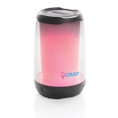 Logo trade promotional giveaway photo of: RCS recycled plastic Lightboom 5W speaker