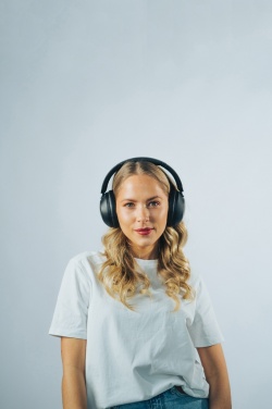 Logo trade promotional product photo of: Urban Vitamin Cupertino RCS rplastic ANC headphone