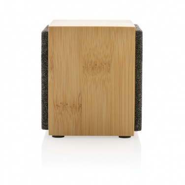 Logo trade promotional items picture of: Wynn 5W bamboo wireless speaker