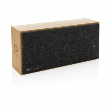 Logotrade advertising products photo of: Wynn 20W bamboo wireless speaker