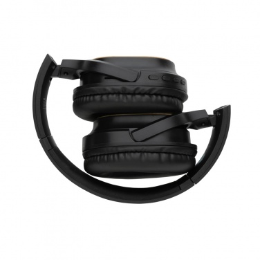 Logo trade advertising products image of: RCS and bamboo Elite Foldable wireless headphone