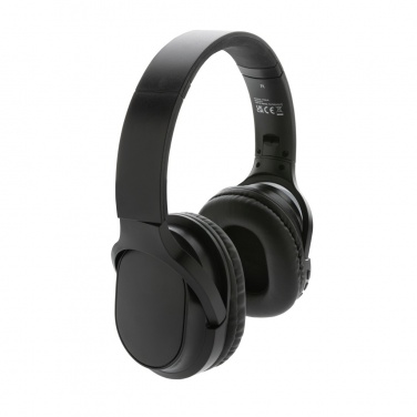 Logotrade promotional item picture of: RCS recycled plastic Elite Foldable wireless headphone
