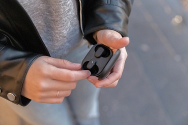 Logo trade promotional giveaways picture of: Urban Vitamin Gilroy hybrid ANC and ENC earbuds