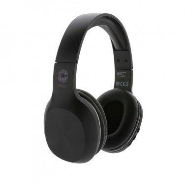 Logo trade corporate gifts picture of: RCS recycled plastic JAM wireless headphone