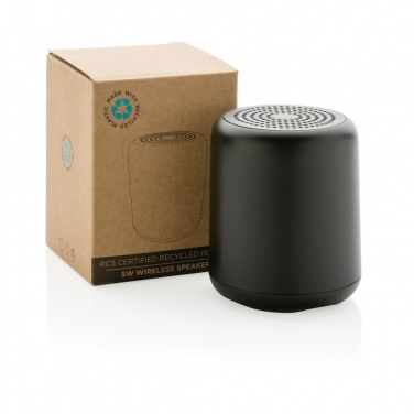 Logotrade promotional giveaway picture of: RCS certified recycled plastic 5W Wireless speaker