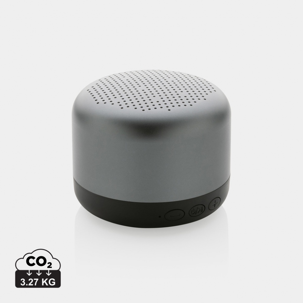 Logo trade promotional item photo of: Terra RCS recycled aluminium 5W wireless speaker
