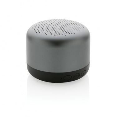 Logo trade business gift photo of: Terra RCS recycled aluminium 5W wireless speaker