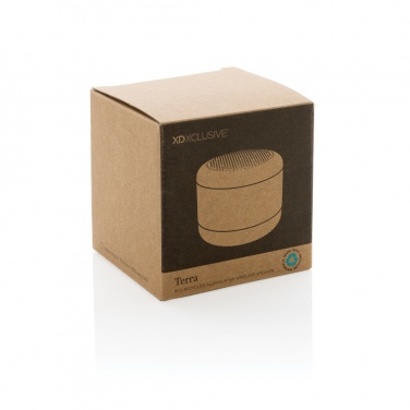 Logotrade promotional giveaway image of: Terra RCS recycled aluminium 5W wireless speaker