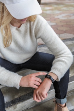 Logo trade promotional giveaways image of: Stay Healthy Bracelet Thermometer