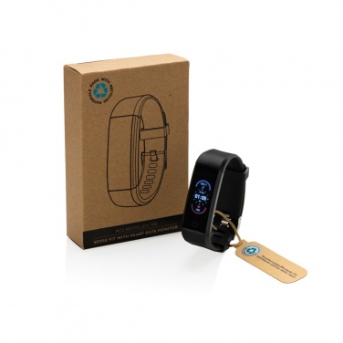 Logotrade promotional gift image of: RCS recycled TPU Sense Fit with heart rate monitor