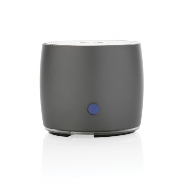 Logotrade advertising products photo of: Swiss Peak RCS recycled aluminum 3W bass speaker