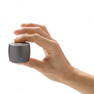 Logotrade corporate gift picture of: Swiss Peak RCS recycled aluminum 3W bass speaker