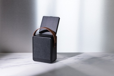 Logo trade promotional products picture of: Skywave RCS recycled plastic solar speaker 12W