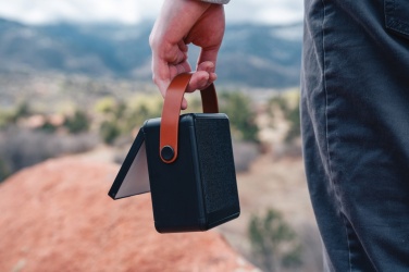 Logotrade promotional product image of: Skywave RCS recycled plastic solar speaker 12W