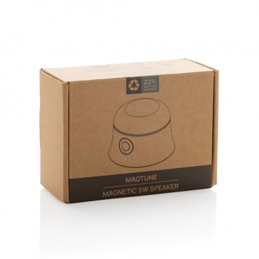 Logotrade promotional product picture of: Magtune RCS recycled plastic magnetic 5W speaker