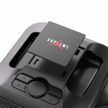 Logotrade corporate gift picture of: Singvibe RCS recycled plastic karaoke set with double mic