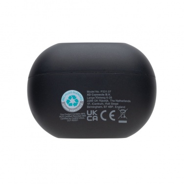 Logo trade promotional product photo of: Prolink RCS recycled plastic hybrid ANC/ENC earbud