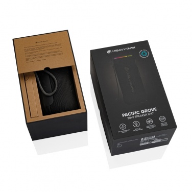 Logo trade promotional merchandise picture of: Urban Vitamin Pacific Grove RCS rplastic 30W speaker IPX7