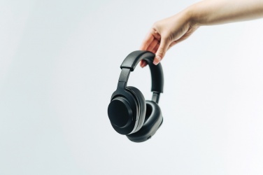 Logo trade promotional products picture of: Irvine RCS recycled and repairable ANC wireless headphone