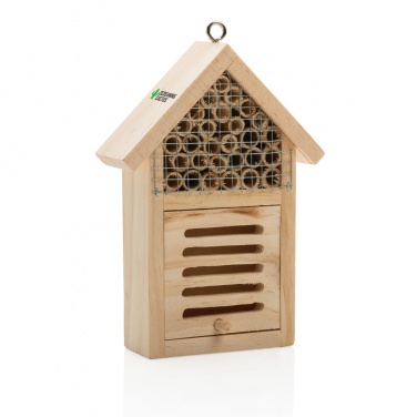 Logo trade promotional giveaways image of: Small insect hotel