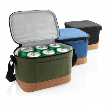 Logotrade promotional products photo of: Two tone cooler bag with cork detail