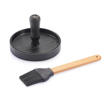 Logotrade promotional giveaways photo of: BBQ set with hamburger press and brush