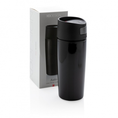 Logo trade promotional giveaways picture of: Auto leak proof tumbler