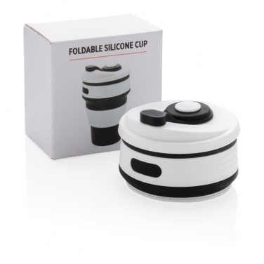 Logo trade advertising products picture of: Foldable silicone cup