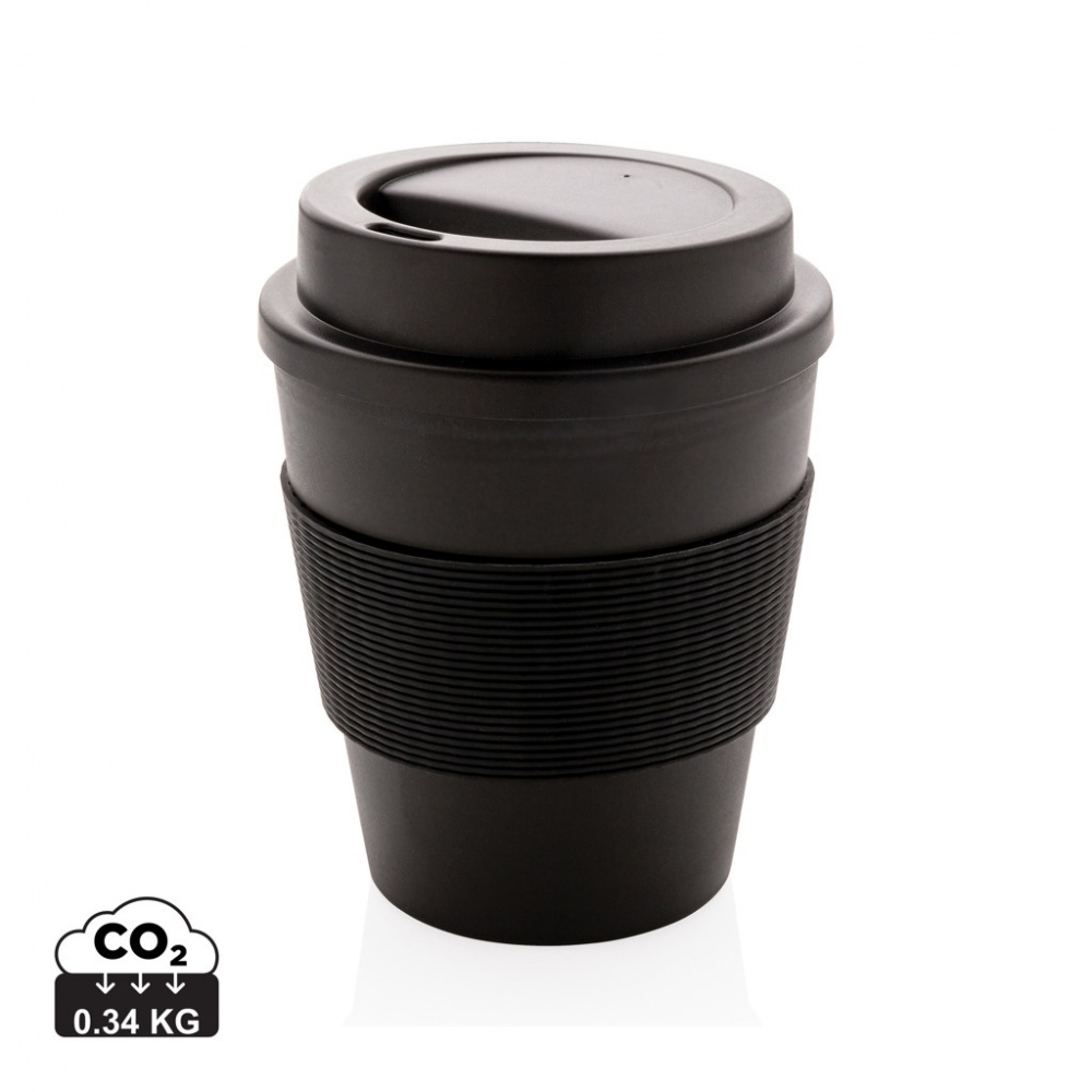 Logotrade promotional giveaway image of: Reusable Coffee cup with screw lid 350ml
