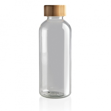 Logo trade corporate gifts picture of: RCS RPET bottle with bamboo lid