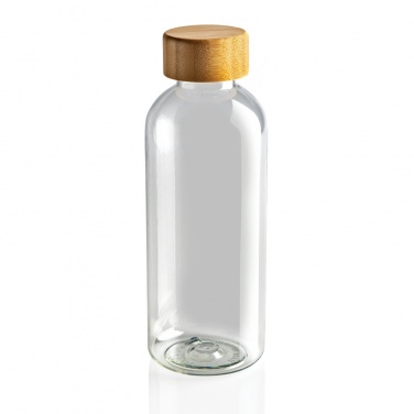 Logo trade promotional item photo of: RCS RPET bottle with bamboo lid
