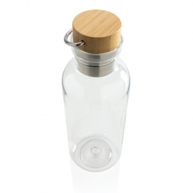 Logo trade corporate gift photo of: RCS RPET bottle with bamboo lid and handle