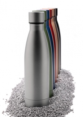 Logo trade promotional products picture of: RCS Recycled stainless steel solid vacuum bottle