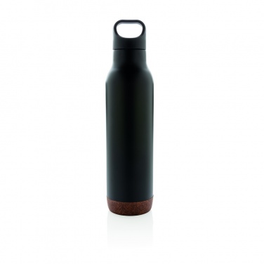 Logo trade promotional gifts image of: Cork leakproof vacuum flask