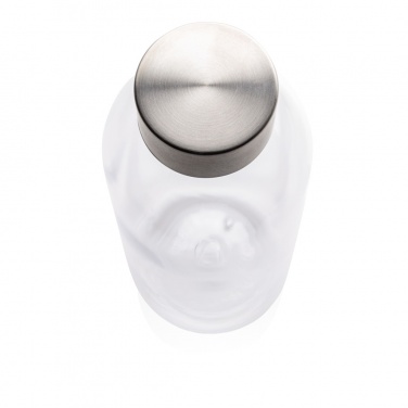 Logo trade promotional items image of: Leakproof water bottle with metallic lid