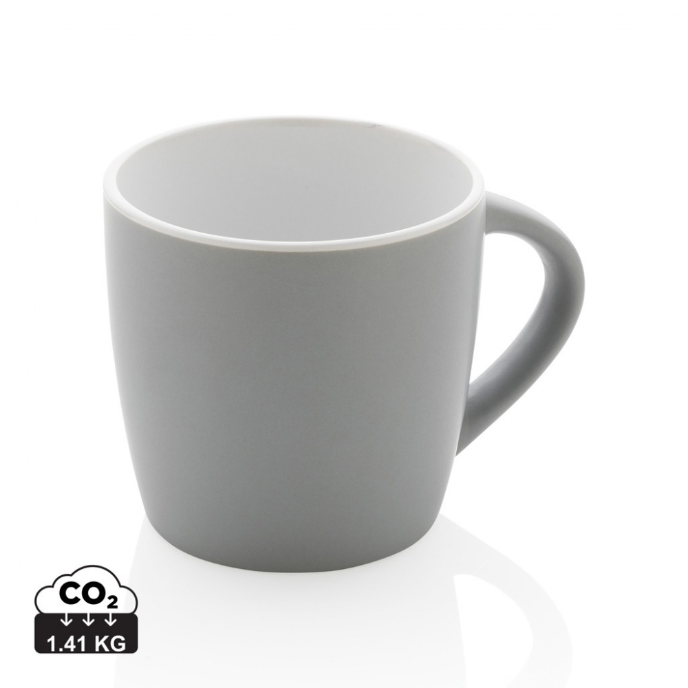 Logo trade promotional giveaways picture of: Ceramic mug with coloured inner 300ml