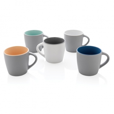 Logo trade promotional merchandise picture of: Ceramic mug with coloured inner 300ml