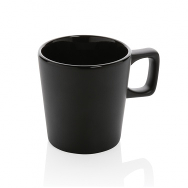Logo trade advertising products image of: Ceramic modern coffee mug 300ml