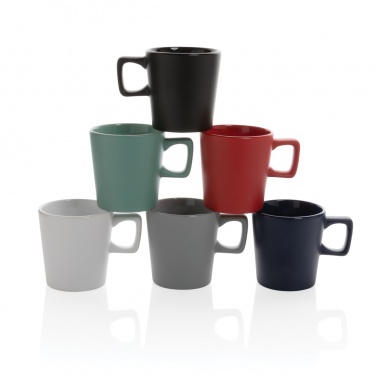 Logo trade promotional items image of: Ceramic modern coffee mug 300ml