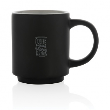 Logo trade promotional product photo of: Ceramic stackable mug 180ml