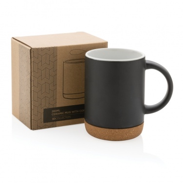 Logotrade corporate gift picture of: Ceramic mug with cork base 280ml